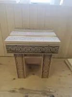 табурет под бак, 0,4х0,33м, липа, горячего тиснения верона, пэм