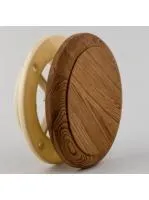 клапан тарельчатый без гравировки d=125мм iron "termo wood" термо древесина, 212f, банный эксперт
